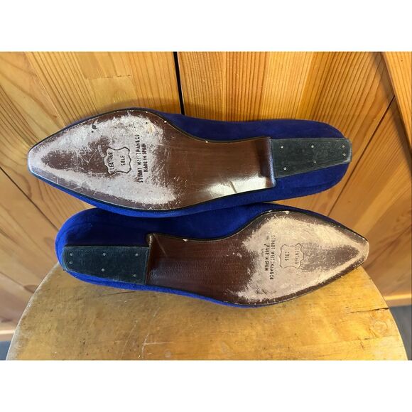 STUART WEITZMAN SUEDE PUMP ROYAL BLUE Size 8B - Picture 7 of 8
